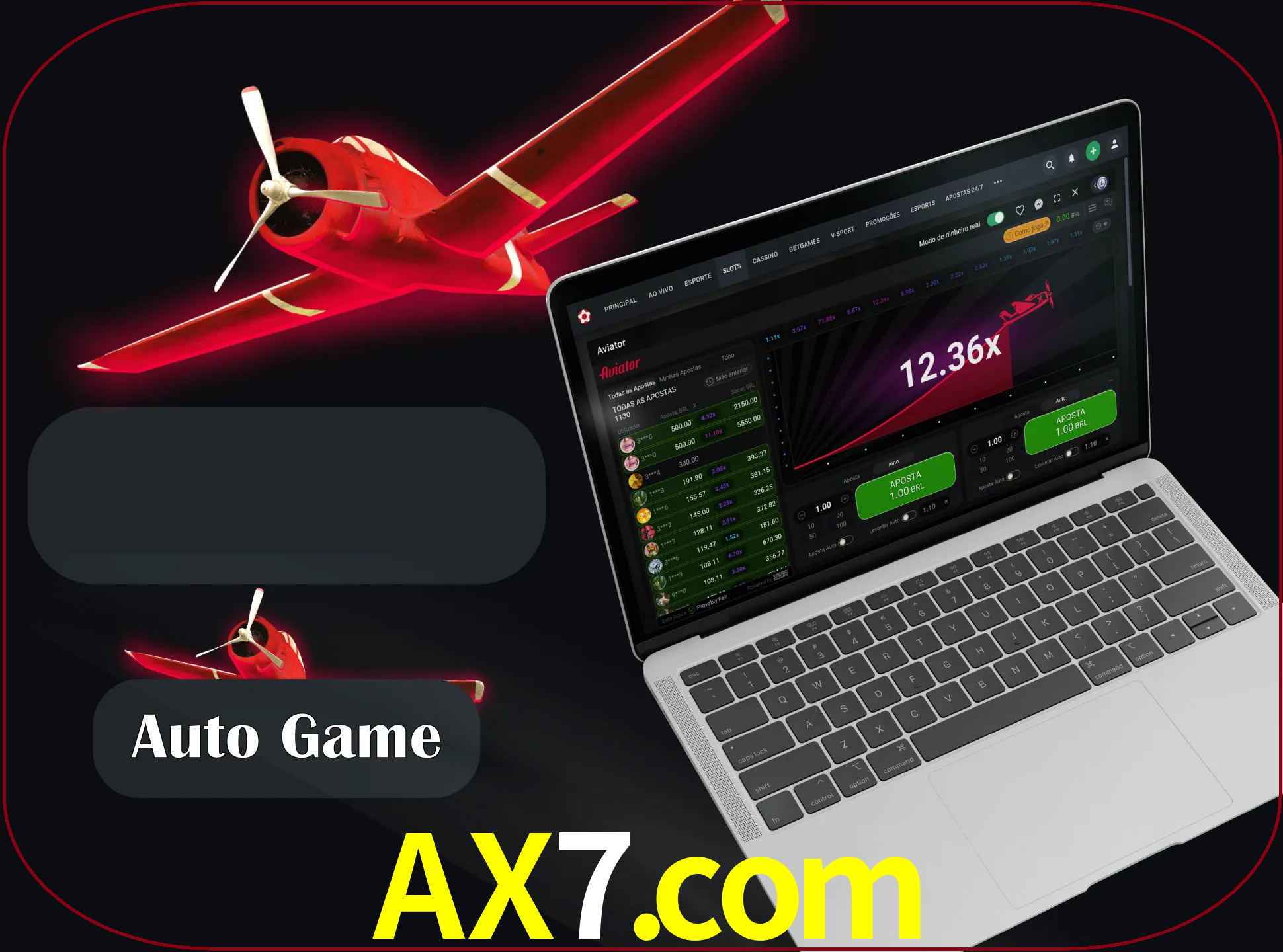 No modo automático, os jogos apostam e sacam seu dinheiro automaticamente.