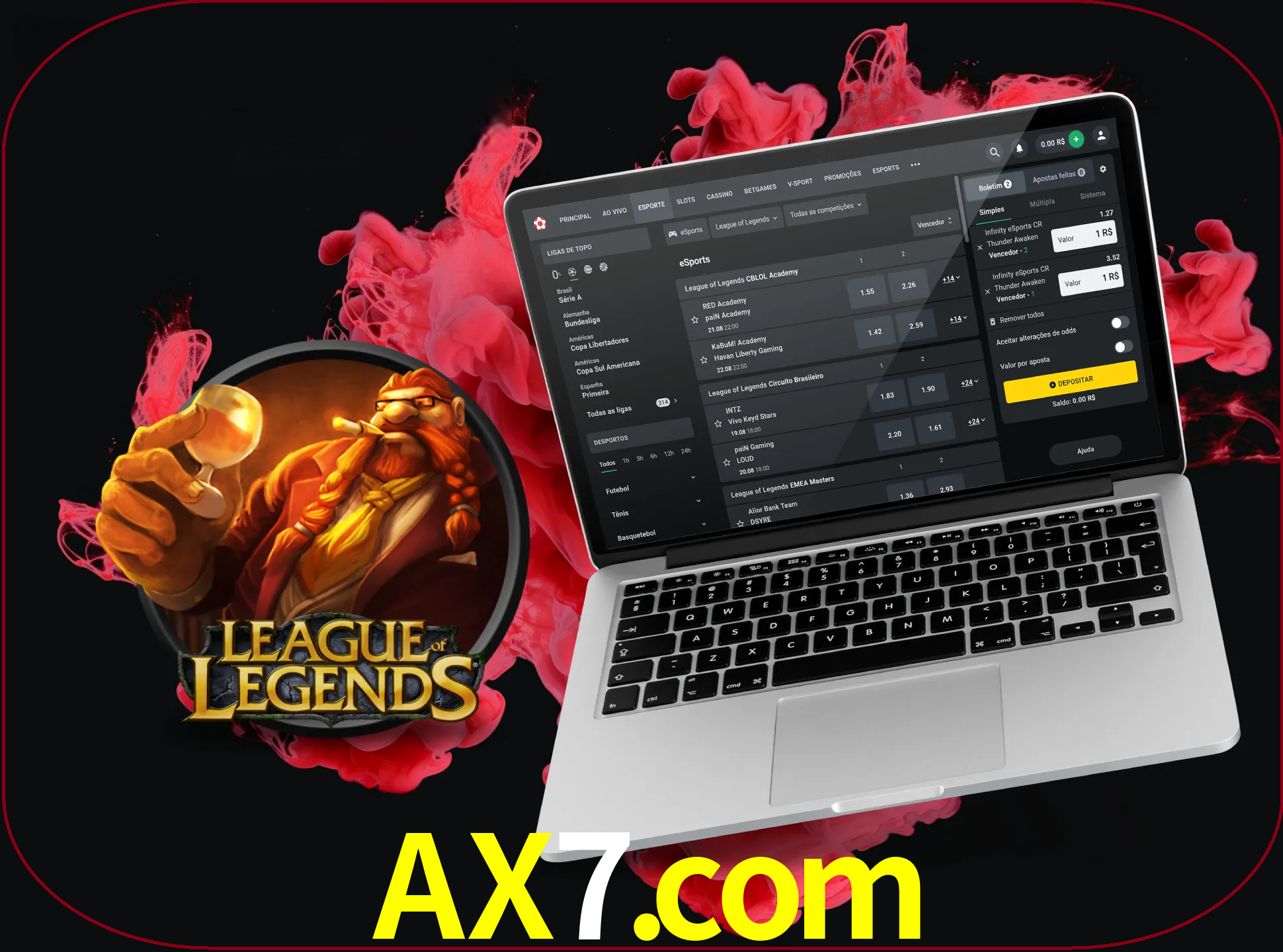 Se é um fã deste jogo, muitos torneios fantásticos que o vão surpreender estão disponíveis no ax7.