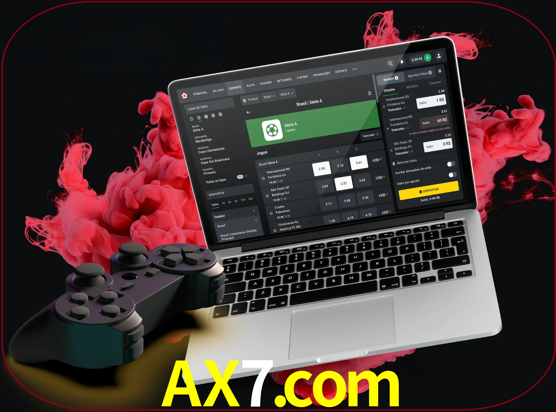Visite a secção especial de jogos de vídeo em ax7 para descobrir em que jogos pode apostar e ganhar muito dinheiro.