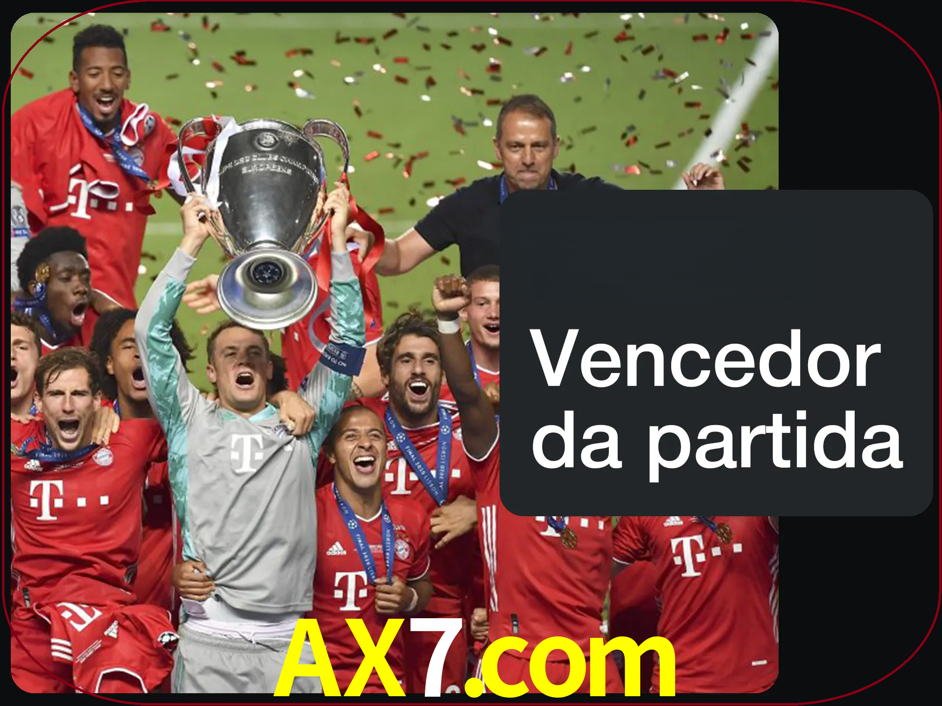 Aposte no vencedor e ganhe uma grande quantia de dinheiro.
