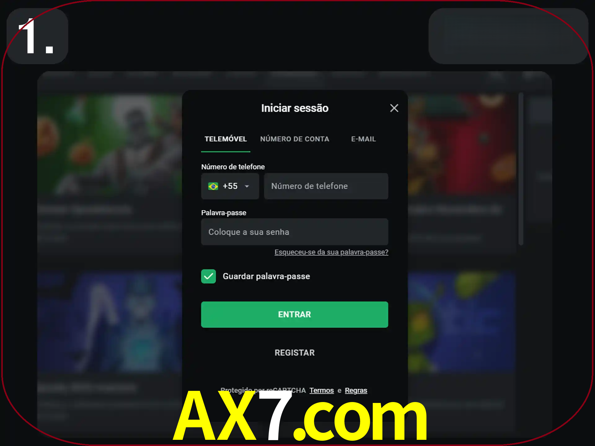 Acesse o site.